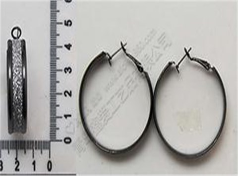 Glitter paper葱粉纸圆圈时尚耳环 Glitter paper葱粉纸圆圈时尚耳环