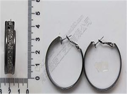 Glitter paper葱粉纸圆圈时尚耳环 Glitter paper葱粉纸圆圈时尚耳环