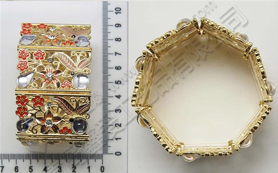 镂空中国风锌合金时尚手镯