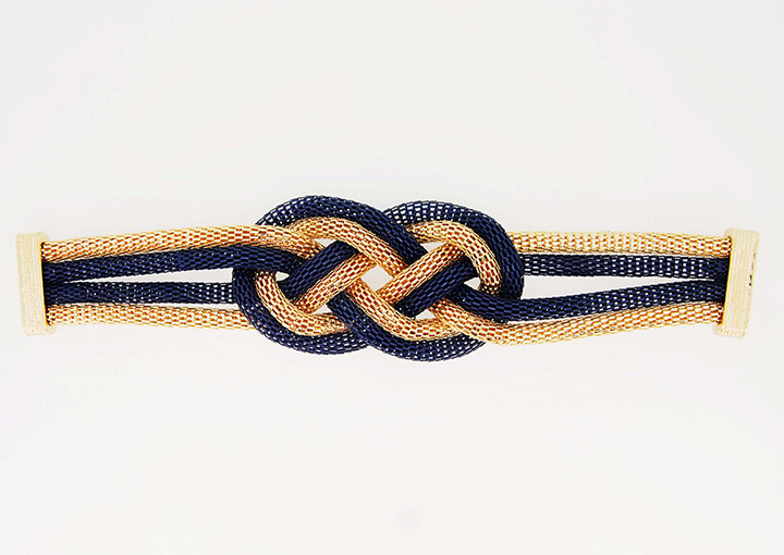 外贸饰品工厂中国结编织链条欧美吸铁石手链批发定制